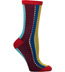 Ozone Coming and Going Wine Crew Socks