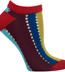 Ozone Coming and Going Wine No Show Socks - Footies