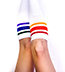 Pride Socks - Mismatch Socks with Rainbow Stripes