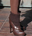 RocknSocks Chocolate Solid Color Over the Knee Socks - OTK