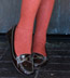 RocknSocks Spice Orange Solid Color Over the Knee Socks - OTK
