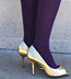 RocknSocks Purple Solid Color Over the Knee Socks - OTK