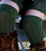 RocknSocks Slick Olive Vertical Striped Over the Knee Socks (OTK)