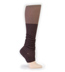 Sock It To Me Brown and Tan Open Toe Socks