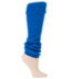 Sock It To Me Blue Cotton Leg Warmers with Ruffle