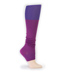 Sock It To Me Fuscia and Purple Open Toe Socks