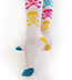 Neon Knee Highs Skull and Crossbones Socks