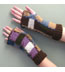 Fleece Lined Brown Patch Wool Fingerless Glove