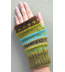 Fleece Lined Colorful Sage Wool Fingerless Glove