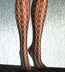 Black Mary Jane Patterned Lace Tights