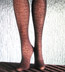 Sheer Black Leopard Print Plus Size Pantyhose