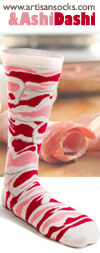 Bacon Wrapped Crew Socks