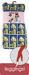 Celeste Stein Marilyn Monroe Postage Stamps Leggings / Footless Tights