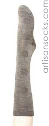 Hansel From Basel Pebble Dot - Charcoal Dotted Wool Knee High Knee Socks