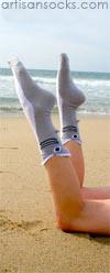 Shark Socks - Big Mouth Shark Socks (Crew Socks)
