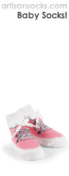 MudPie Baby Socks - Pink Sneakers Baby Shoe Socks