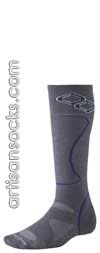 Smartwool PHD SKI RACER Knee Socks GRAPHITE/ROYAL