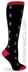 Sock It To Me Gnome Novelty Cotton Knee High Knee Socks