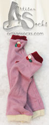 Vintage Creations Cashmere Arm Warmers: Raspberry Mousse Armwarmer