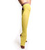 Minga Berlin Yellow Over the Knee Socks - The Colors Ginger OTK
