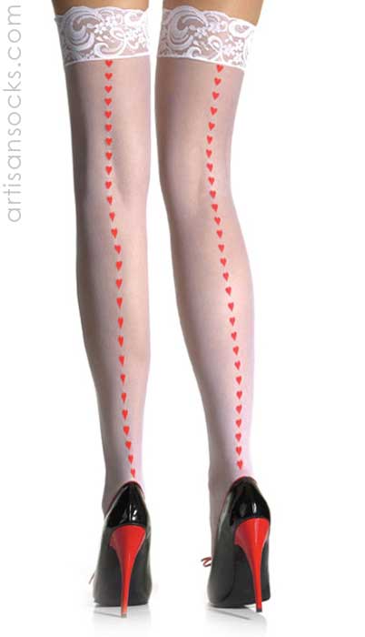 White Thigh Women's Stockings