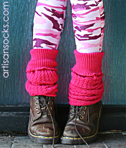 Celeste Stein Pink Camo Print Footless Tights
