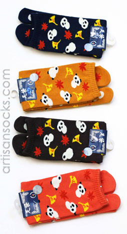 Japanese Maxim Fall Panda Tabi Socks 4 Color variations!