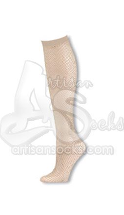 K. Bell Nude Knee High Fishnet Stockings