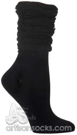 Ozone Ruffle Sock Black Cotton Ankle Socks