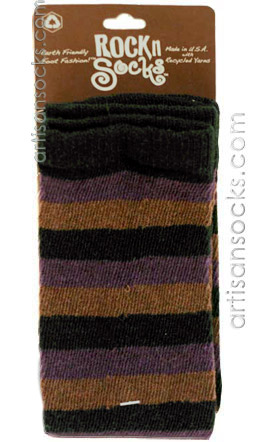 RocknSocks Women's Socks Apollonia Striped Cotton Arm Warmer / Leg Warmer