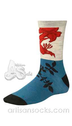 Smartwool Women's Socks NATURAL HISTORY Floral Calf Socks