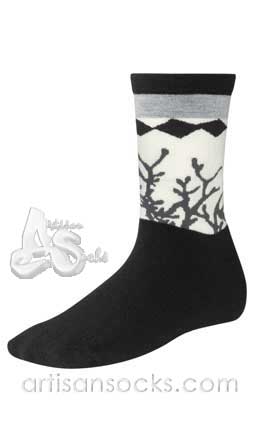 Smartwool TRANSVERSAL Floral Wool Crew Socks (Calf Socks)
