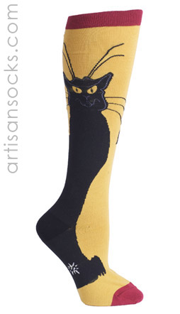Sock It To Me Cat Noir Knee High Knee Socks