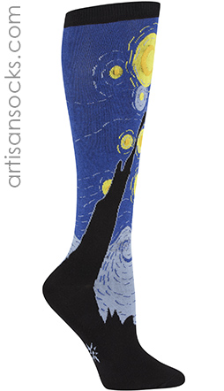 Starry Night Knee High Socks