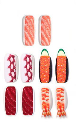 Sushi Sock Set: 5 types of sushi socks (5 pair)