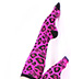 Leopard Print and Skull Hot Pink Knee High Socks