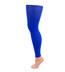 Celeste Stein BLUE LYCRA Solid Color Leggings / Footless Tights