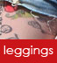 Celeste Stein Old English Tattoo Print Leggings