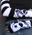 Japanese Skulls and Stripes Arm and Leg Warmer