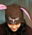 Wool and Fleece Animal Hat: Bunny Beanie