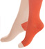 Tangerine and Peach Two Toned Socks