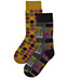 Mod Mustard Unisex Socks - 4 pack Retro Trouser Socks