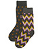 Mod Mustard Unisex Socks - 4 pack Retro Trouser Socks