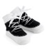 MudPie Baby Socks - Black Sneakers Baby Shoe Socks