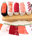 Sushi Sock Set: 5 types of sushi socks (5 pair)